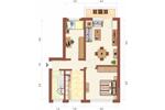 Etagenwohnung Suhl - 3 Zimmer, 60 m&sup2;, 411&euro; | Angebot:26676874