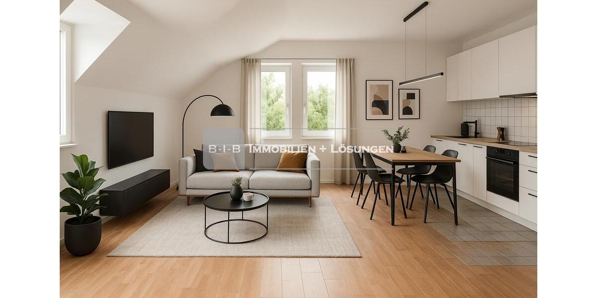 2 Zi. DG-Wohnung in Kyritz mit Gäste-WC, Fahrstuhl und PKW-Stellplatz 2 zimmer