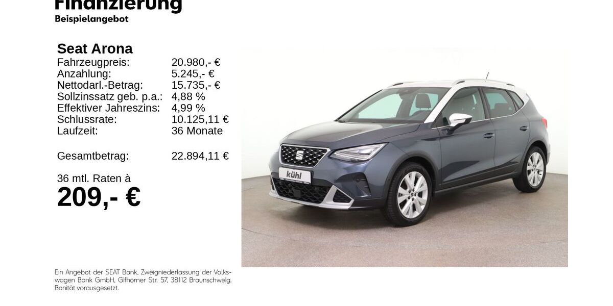 Seat Arona 53.300 km 20.780 &euro; Gifhorn 38518