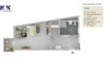 Etagenwohnung Schwerin - 1 Zimmer, 51 m&sup2;, 539&euro; | Angebot:23721747
