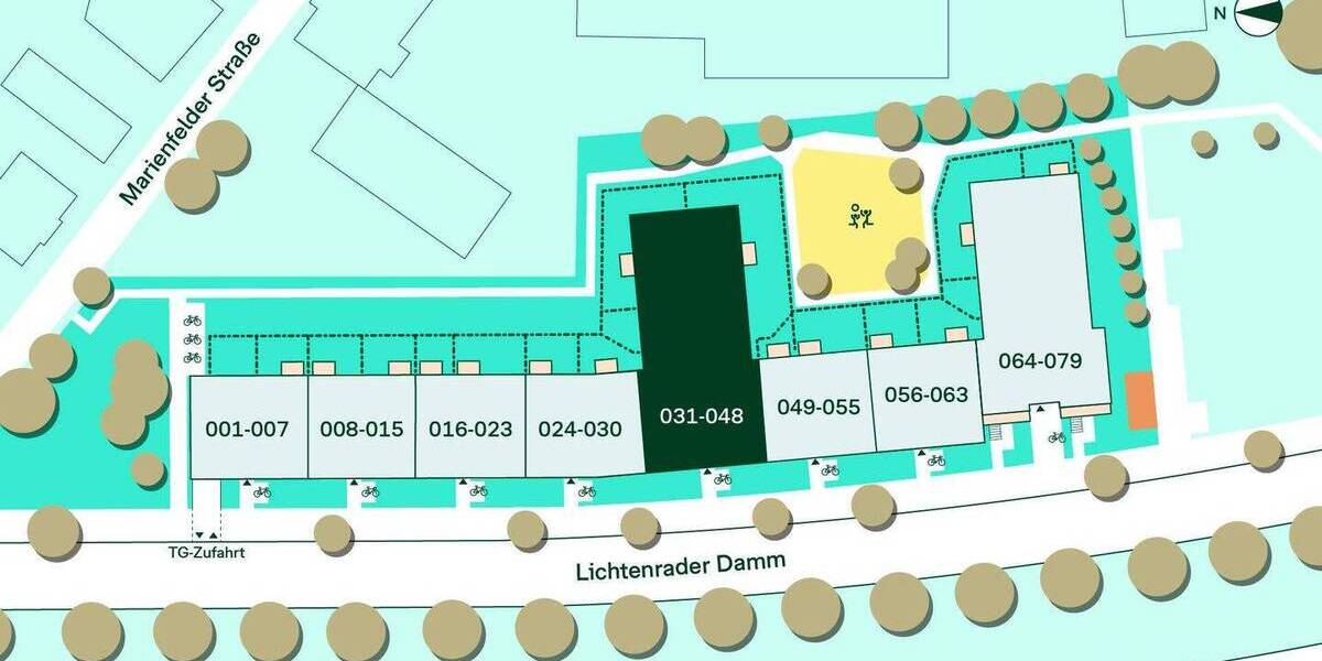 Etagenwohnung Berlin Lichtenrade - 2 Zimmer, 76 m&sup2;, 444.900&euro; | Angebot:25969998