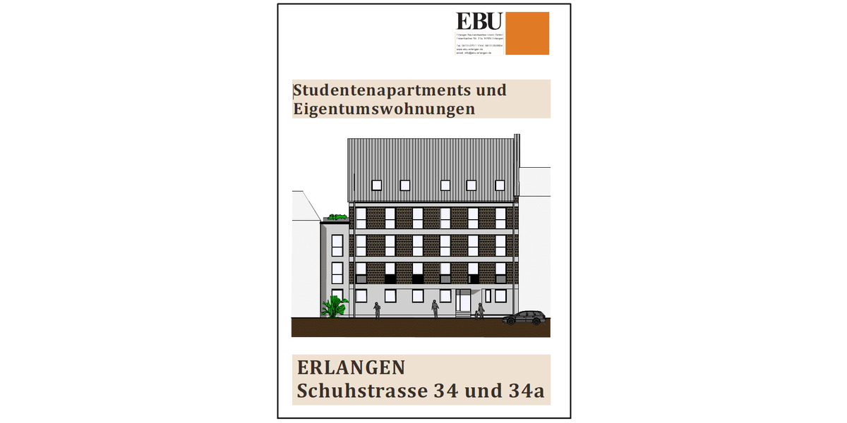 Etagenwohnung Erlangen Innenstadt - 3 Zimmer, 68 m&sup2;, 544.500&euro; | Angebot:26879330