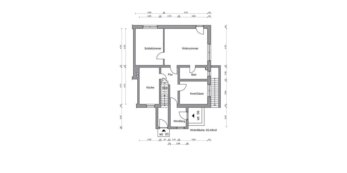 Erdgeschoßwohnung Garz/Rügen Rügen - 3 Zimmer, 83 m&sup2;, 625&euro; | Angebot:26097657