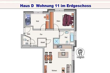 Wohnung Blaufelden - 3 Zimmer, 89 m&sup2;, 343.000&euro; | Angebot:25194677