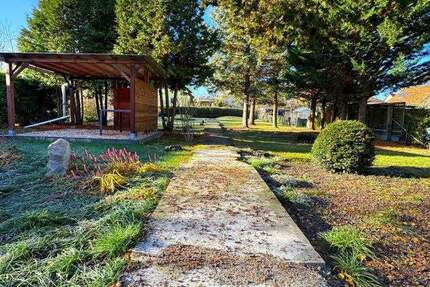 Halle-Nietleben: Kleines saniertes Haus mit Anbaureserve, großes Gartengrundstück 3 zimmer