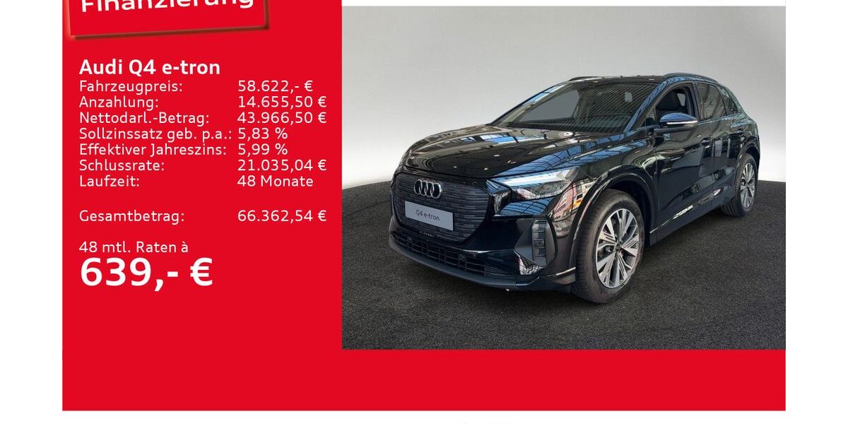 Audi Q4 e-tron 2.001 km 58.622 &euro; Ulm 89073