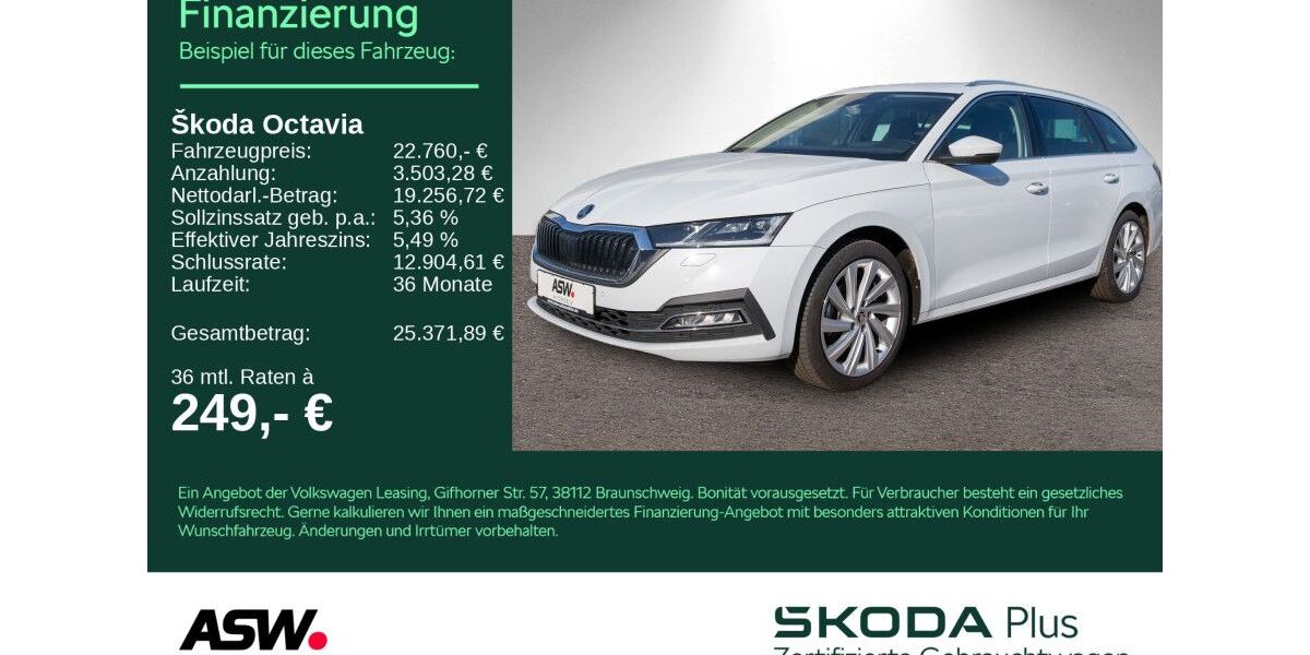 Skoda Octavia 86.200 km 21.660 &euro; Weinsberg 74189