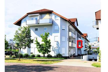 EBK, Balkon & Stellplatz - 1 Min zur S-Bahn - Sanierung bezahlt - Beste WEG in Eggenstein 1 zimmer