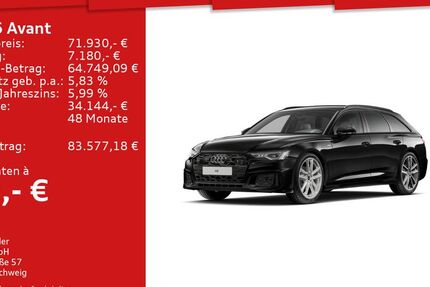 Audi A6 4.900 km 71.930 € Mosbach 74821
