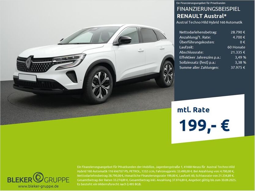 Renault Austral 1.500 km 34.090 € Münster - Amelsbüren 48163