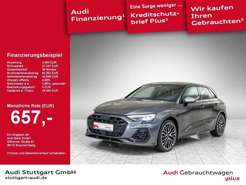 Audi S3 1.999 km 49.940 € Böblingen-Hulb 71034