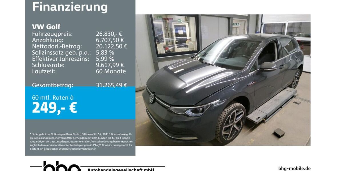 VW Golf 58.336 km 26.830 &euro; Reutlingen 72770