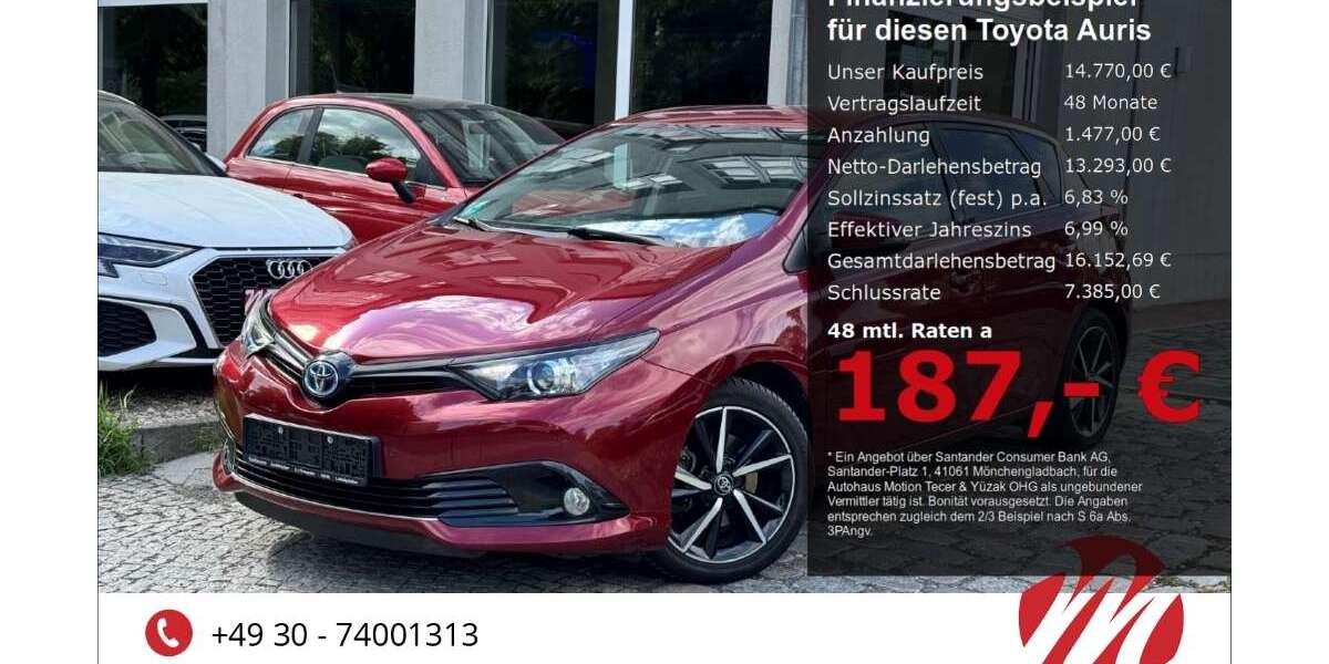 Toyota Auris 75.000 km 14.770 &euro; Berlin 12305