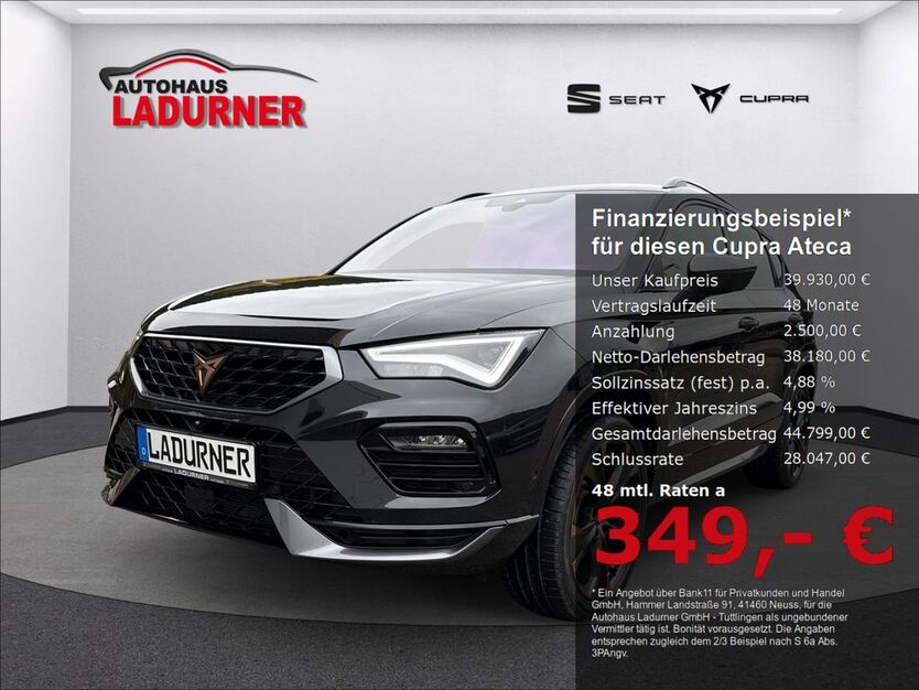 Cupra Ateca 15.500 km 39.930 € Tuttlingen 78532