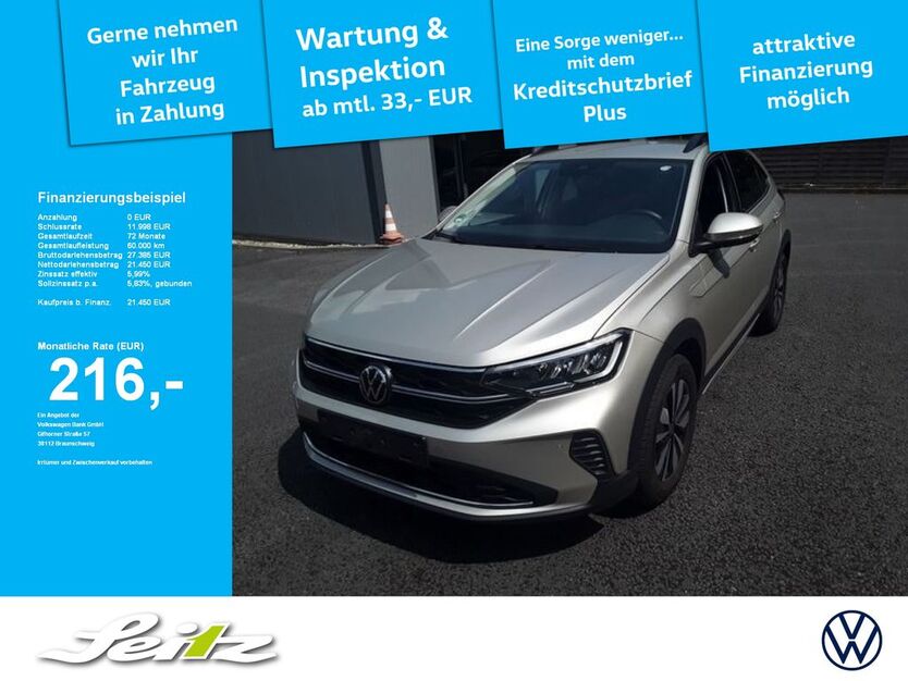 VW Taigo 3.800 km 21.450 € Wangen im Allgäu 88239