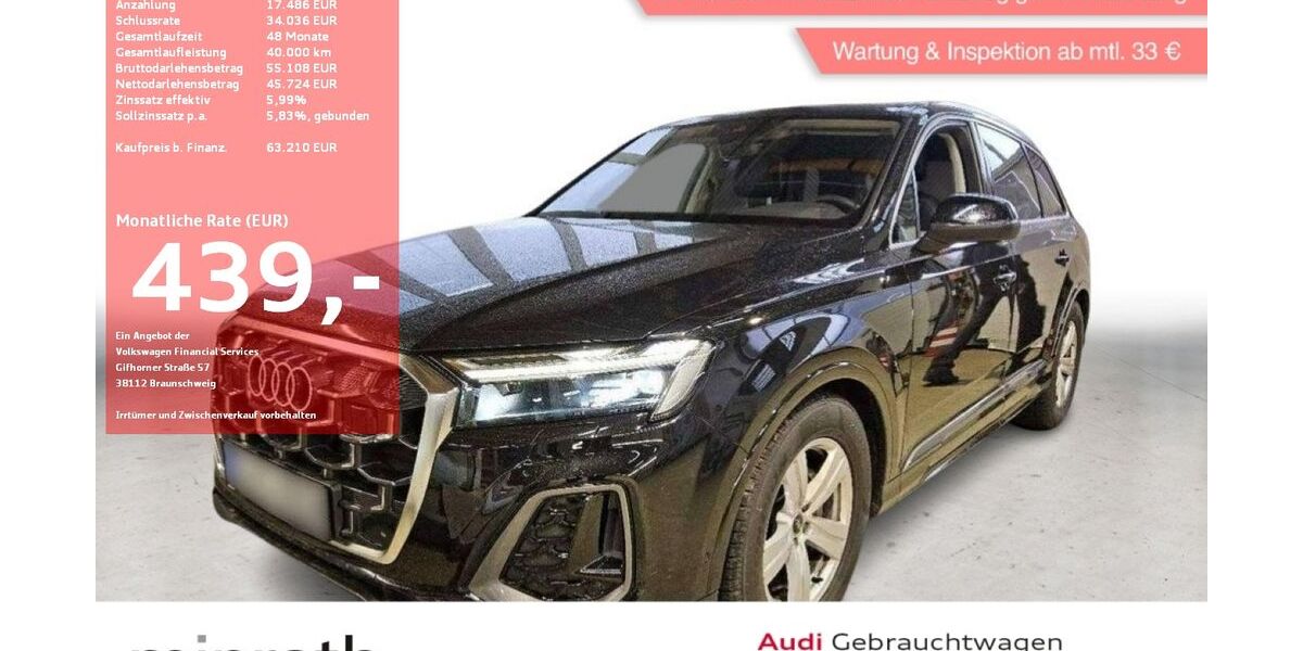 Audi Q7 6.048 km 62.960 &euro; Moers-Hülsdonk 47441
