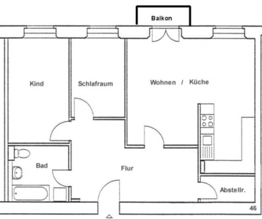 Geräumige Wohnung am Waldrand (20546) zimmer