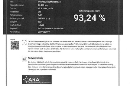 VW Golf 24.500 km 20.490 &euro; Passsau 94036