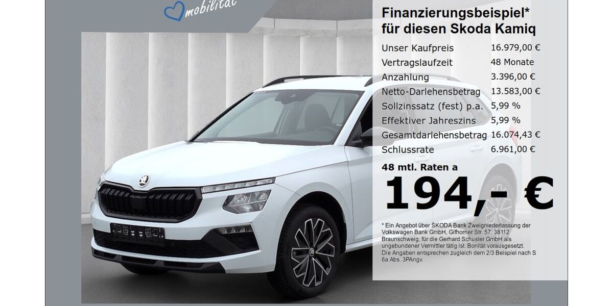 Skoda Kamiq 22.851 km 16.979 &euro; Ruhstorf 94099