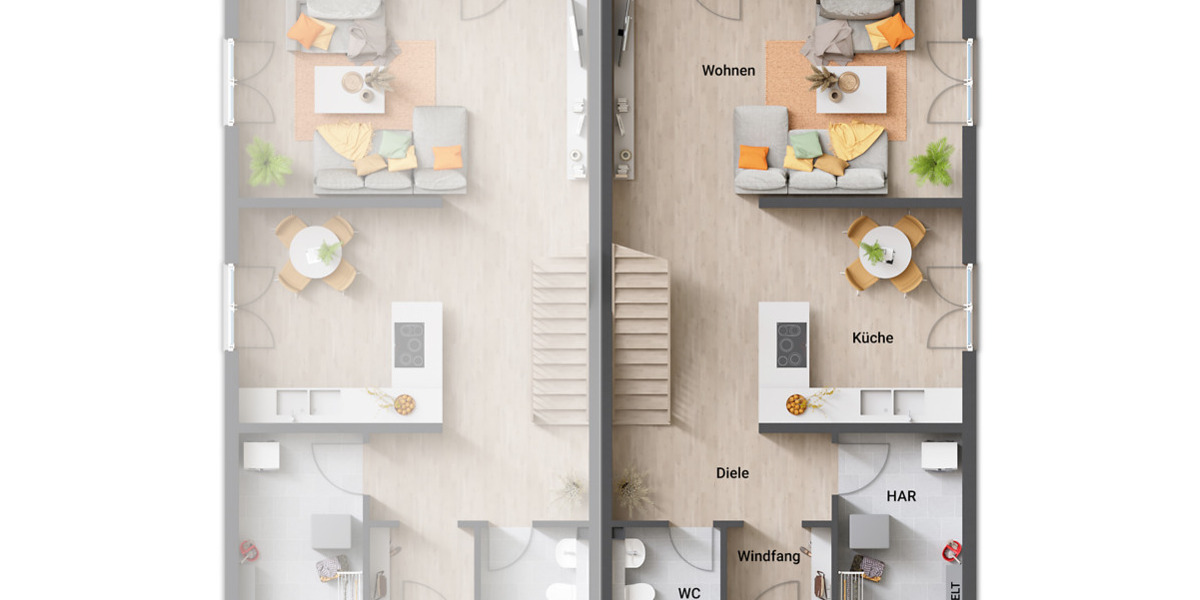 Doppelhaushälfte Großrudestedt - 5 Zimmer, 128 m&sup2;, 400.240&euro; | Angebot:25987100