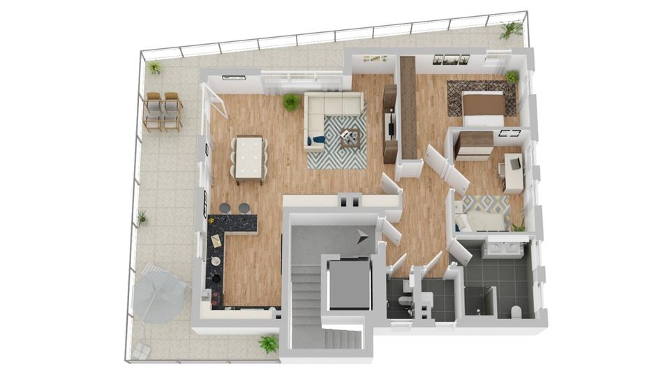 Einfamilienhaus Münster Münster-Südost - 3 Zimmer, 116 m&sup2;, 1.750&euro; | Angebot:25900420