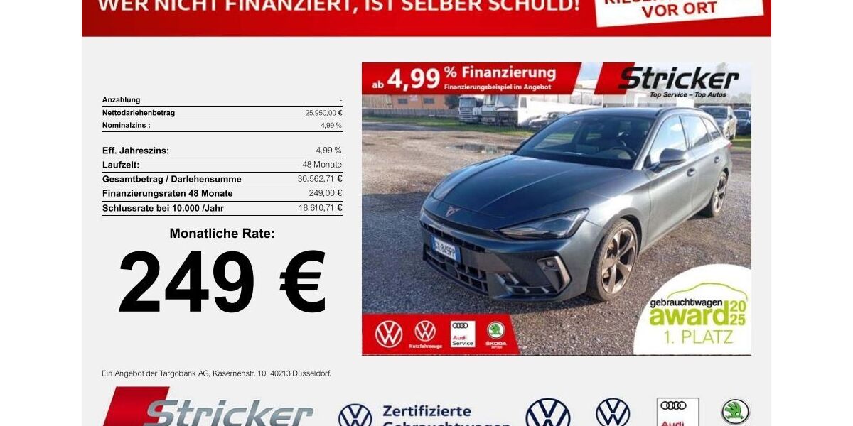 Cupra Leon 25.982 km 25.939 &euro; Detmold 32760