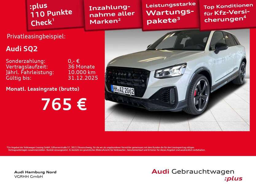 Audi SQ2 1.899 km 55.421 € Hamburg 22419