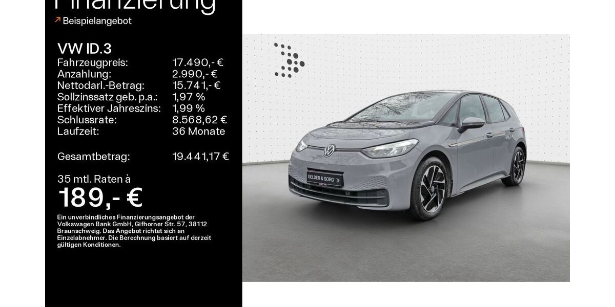 VW ID.3 46.500 km 17.490 &euro; Haßfurt 97437