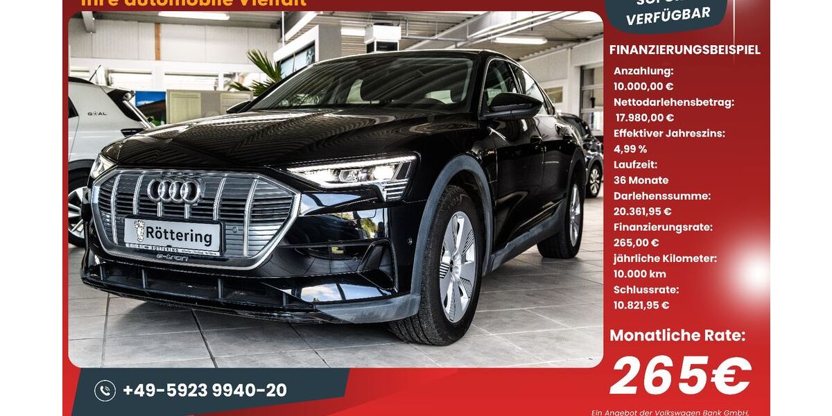 Audi e-tron 37.523 km 27.980 &euro; Schüttorf 48465