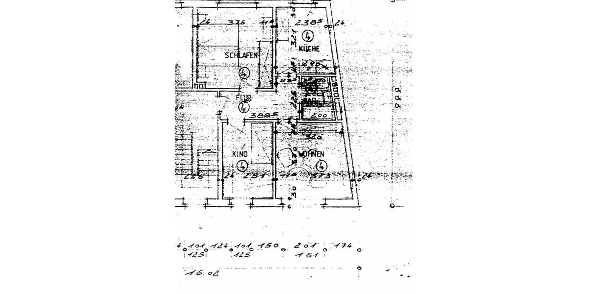 Etagenwohnung Coesfeld - 3 Zimmer, 52 m&sup2;, 124.000&euro; | Angebot:25209361