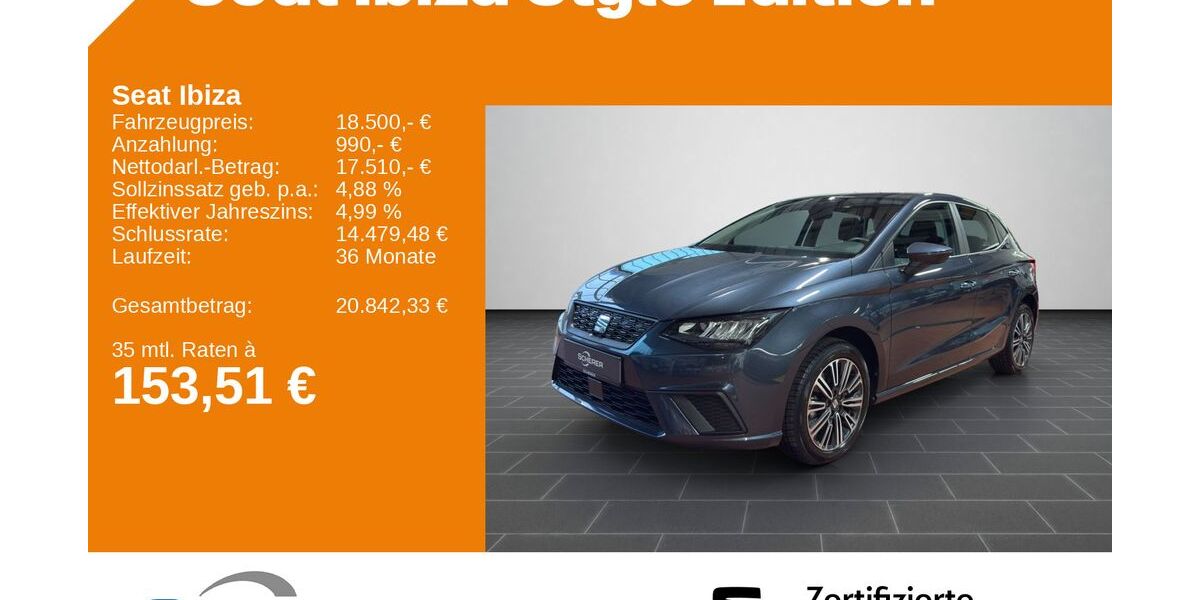 Seat Ibiza 14.322 km 18.500 &euro; Kaiserslautern 67657