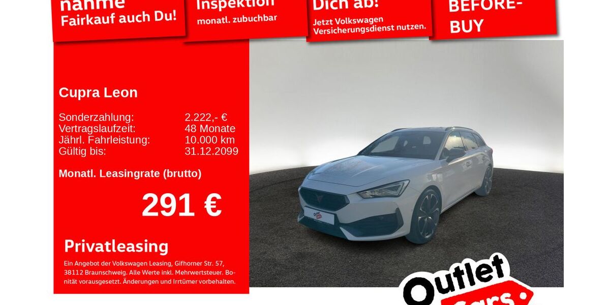 Cupra Leon 29.086 km 26.490 &euro; Senden 89250