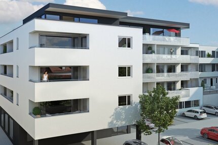 Helle, derzeit vermietete, sehr große 2 Zi. Wohnung im Zentrum von Freilassing - mit Bergblick. 2 zimmer