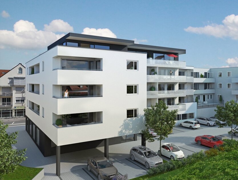 Helle, derzeit vermietete, sehr große 2 Zi. Wohnung im Zentrum von Freilassing - mit Bergblick. 2 zimmer