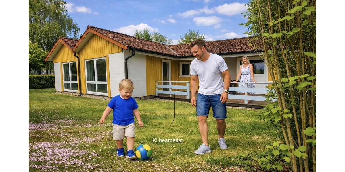 Meerzeit an der Seenplatte: Ferienhaus in absoluter Bestlage im Ferienpark Mirow - Doppelhaushälfte Mirow Granzow | Angebot:27119924