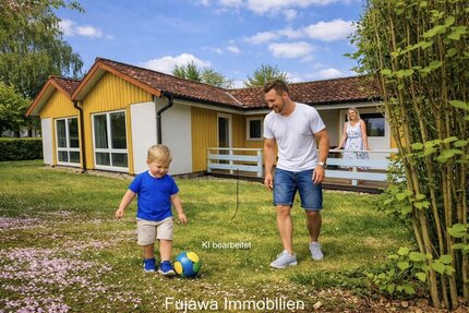 Meerzeit an der Seenplatte: Ferienhaus in absoluter Bestlage im Ferienpark Mirow - Haus Mirow Granzow | Angebot:27119924
