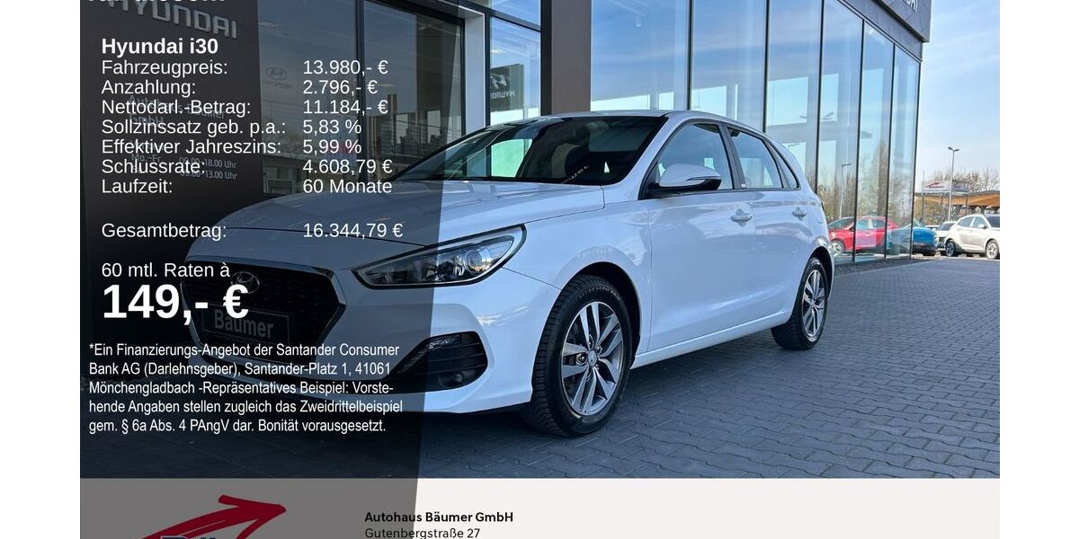 Hyundai i30 52.061 km 13.980 &euro; Ibbenbüren 49479
