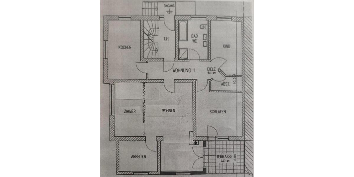 Erdgeschoßwohnung Friesenheim - 5 Zimmer, 106 m&sup2;, 1.150&euro; | Angebot:25426034