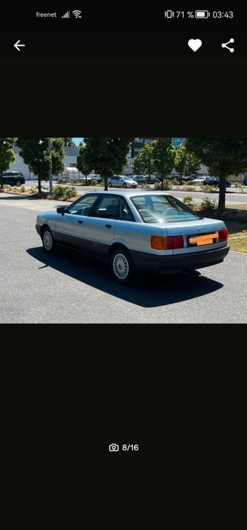 Audi 80 148.000 km 3.350 € ingolstadt 85057