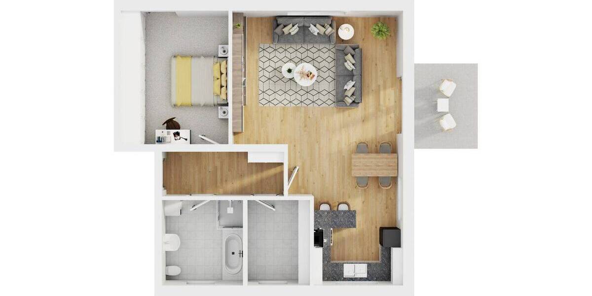 Etagenwohnung Mertloch - 3 Zimmer, 80 m&sup2;, 280.000&euro; | Angebot:26834544