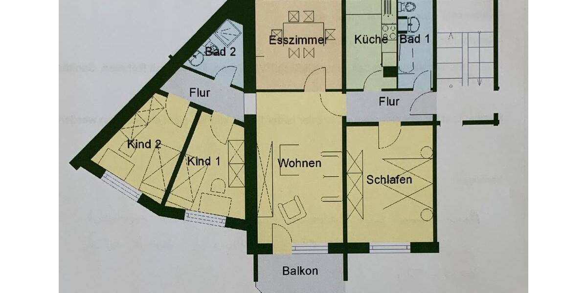 Etagenwohnung Wernigerode - 5 Zimmer, 118 m&sup2;, 800&euro; | Angebot:26374864
