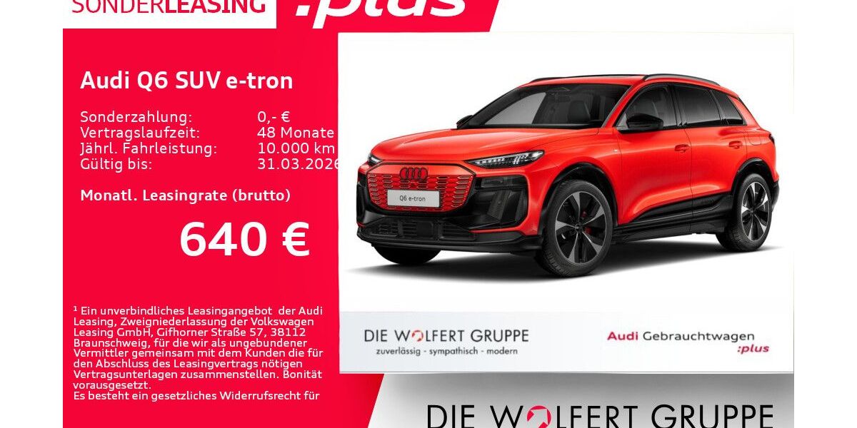 Audi Q6 e-tron 17.325 km 69.960 &euro; Großwallstadt 63868