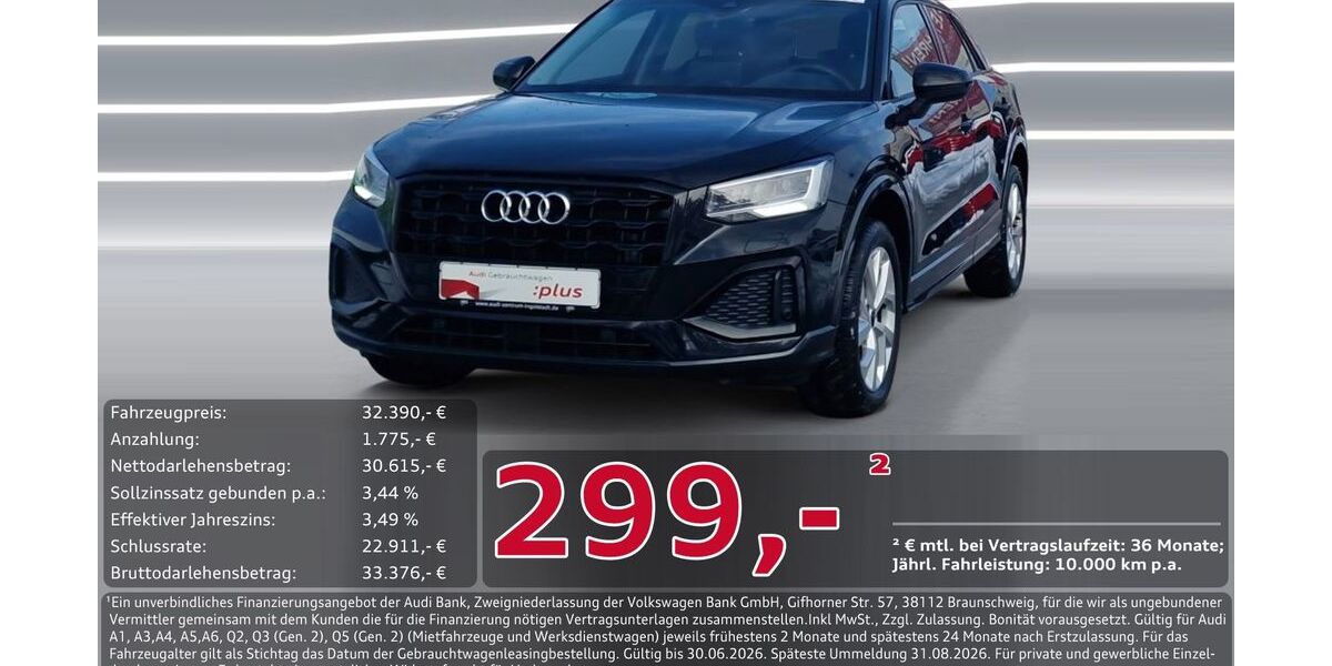 Audi Q2 30.065 km 32.390 &euro; Ingolstadt 85057