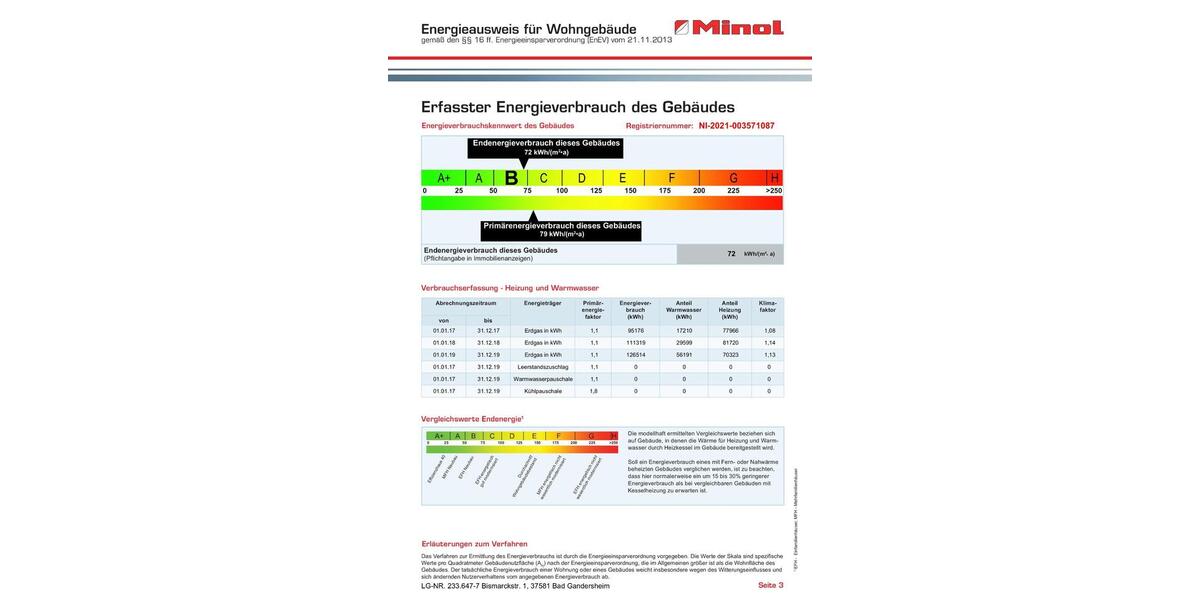 Etagenwohnung Bad Gandersheim - 2 Zimmer, 76 m&sup2;, 633&euro; | Angebot:26266466