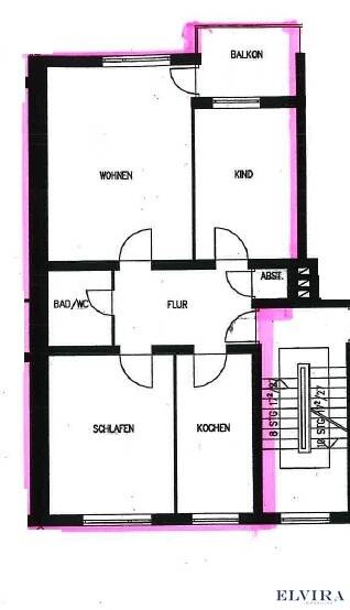Etagenwohnung Germering Neugermering - 3 Zimmer, 71 m&sup2;, 300.000&euro; | Angebot:26674890