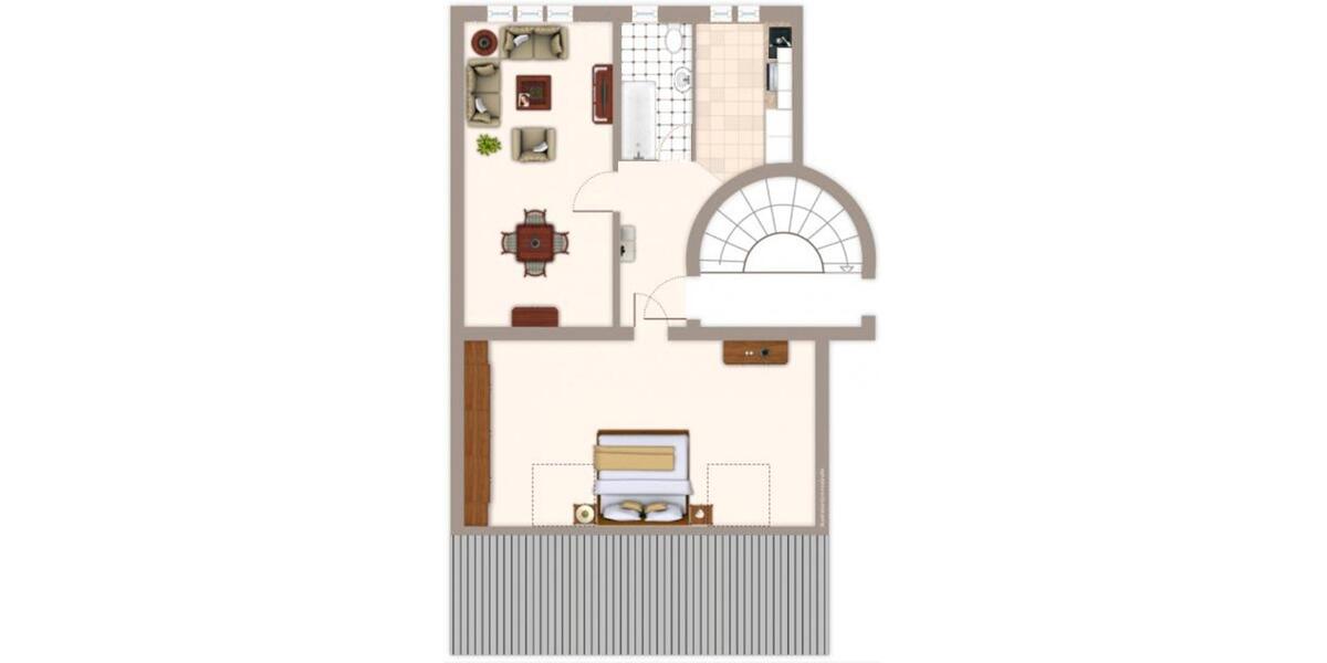 Dachgeschoßwohnung Braunschweig Nordstadt - 2 Zimmer, 63 m&sup2;, 650&euro; | Angebot:26364213