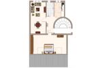 Dachgeschoßwohnung Braunschweig Nordstadt - 2 Zimmer, 63 m&sup2;, 650&euro; | Angebot:26364213