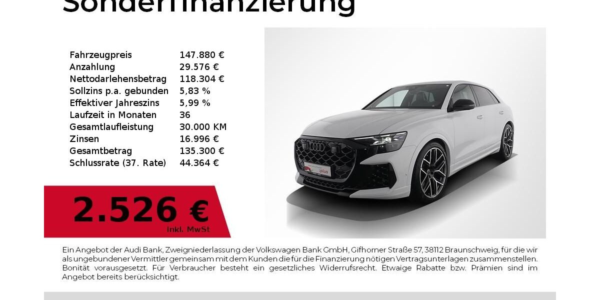 Audi RSQ8 12.400 km 147.880 &euro; Nürnberg 90441