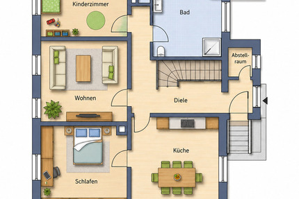Wohnung Biblis-Nordheim Nordheim - 3 Zimmer, 91 m&sup2;, 230.000&euro; | Angebot:26855401