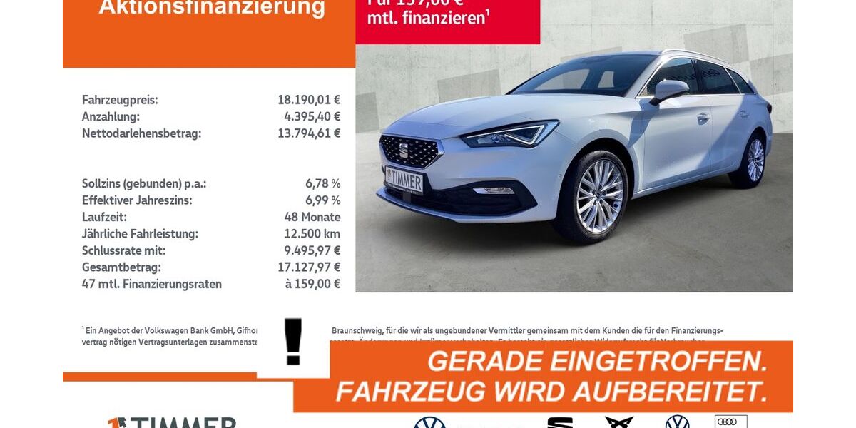 Seat Leon 123.641 km 18.190 &euro; Meppen 49716